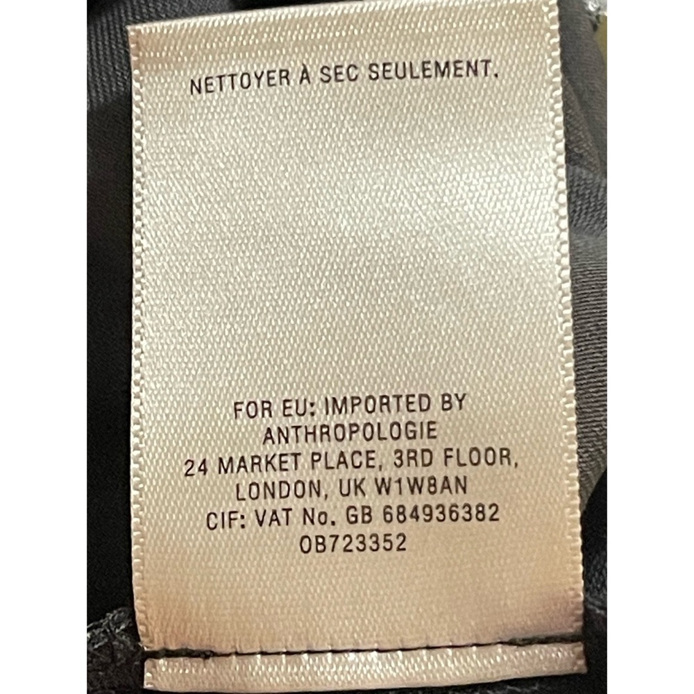 Anthropologie Maeve Metallic Silver Skirted Pants NWT Size 6 (Small) - Picture 10 of 13